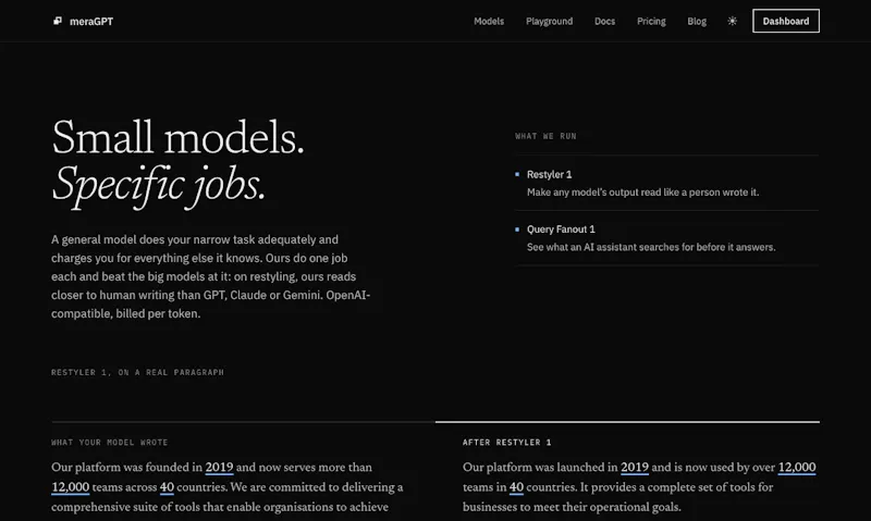 meraGPT screenshot 4