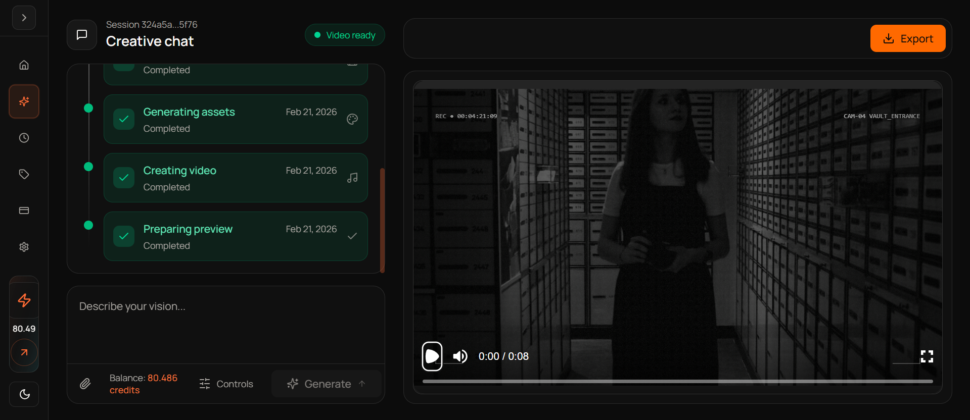 Oculer video - Screenshot 3 showing product features and functionality