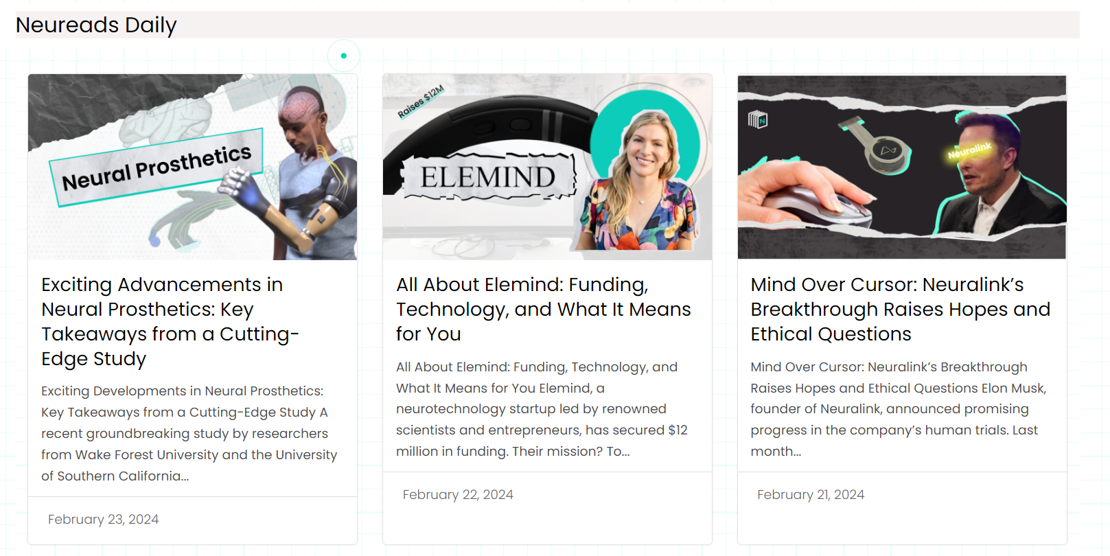 Neureads.com - การทำให้ข่าว NeuroTech ง่ายขึ้นเรื่องราวและผู้อธิบาย media 2