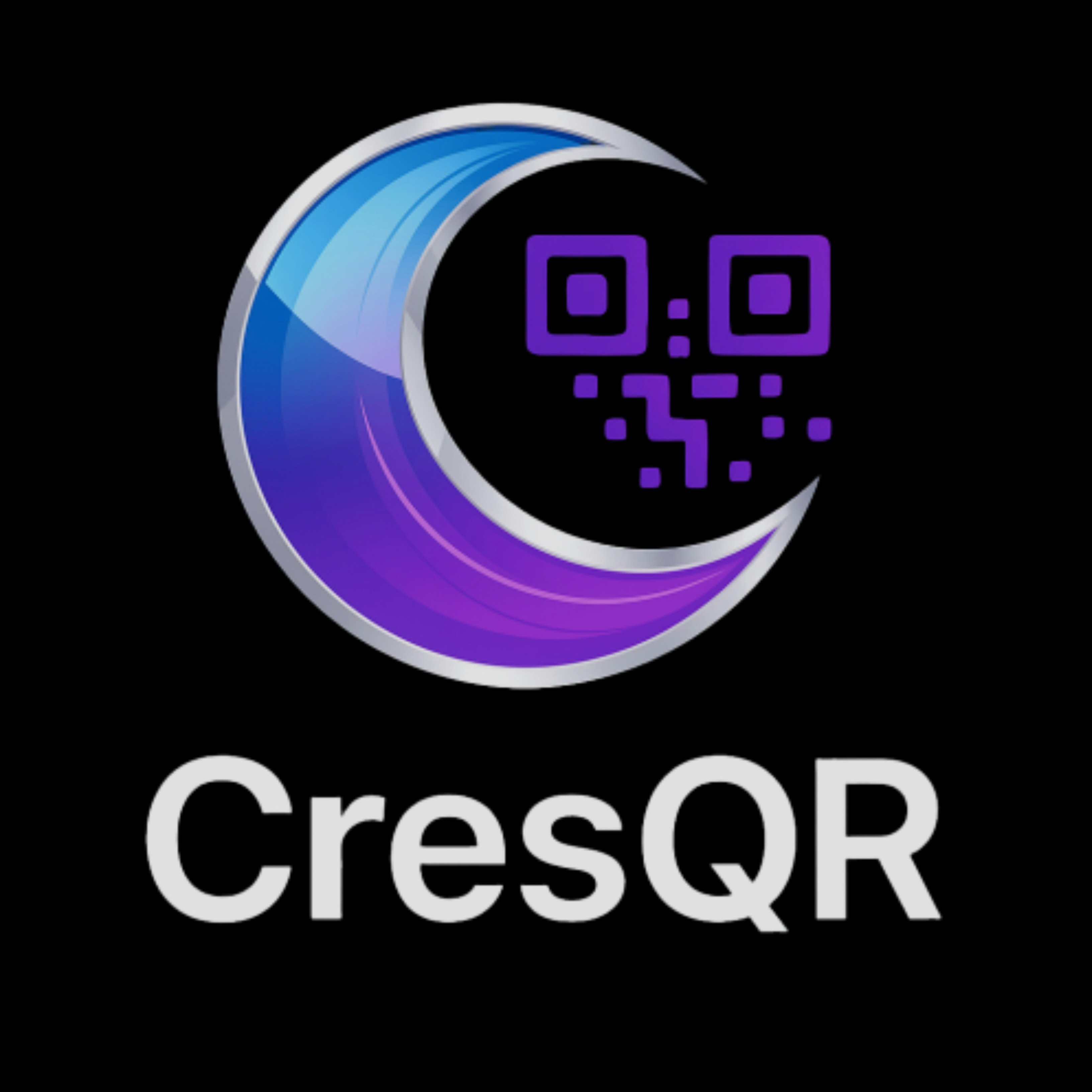 CresQR - Product Hunt launch logo and brand identity