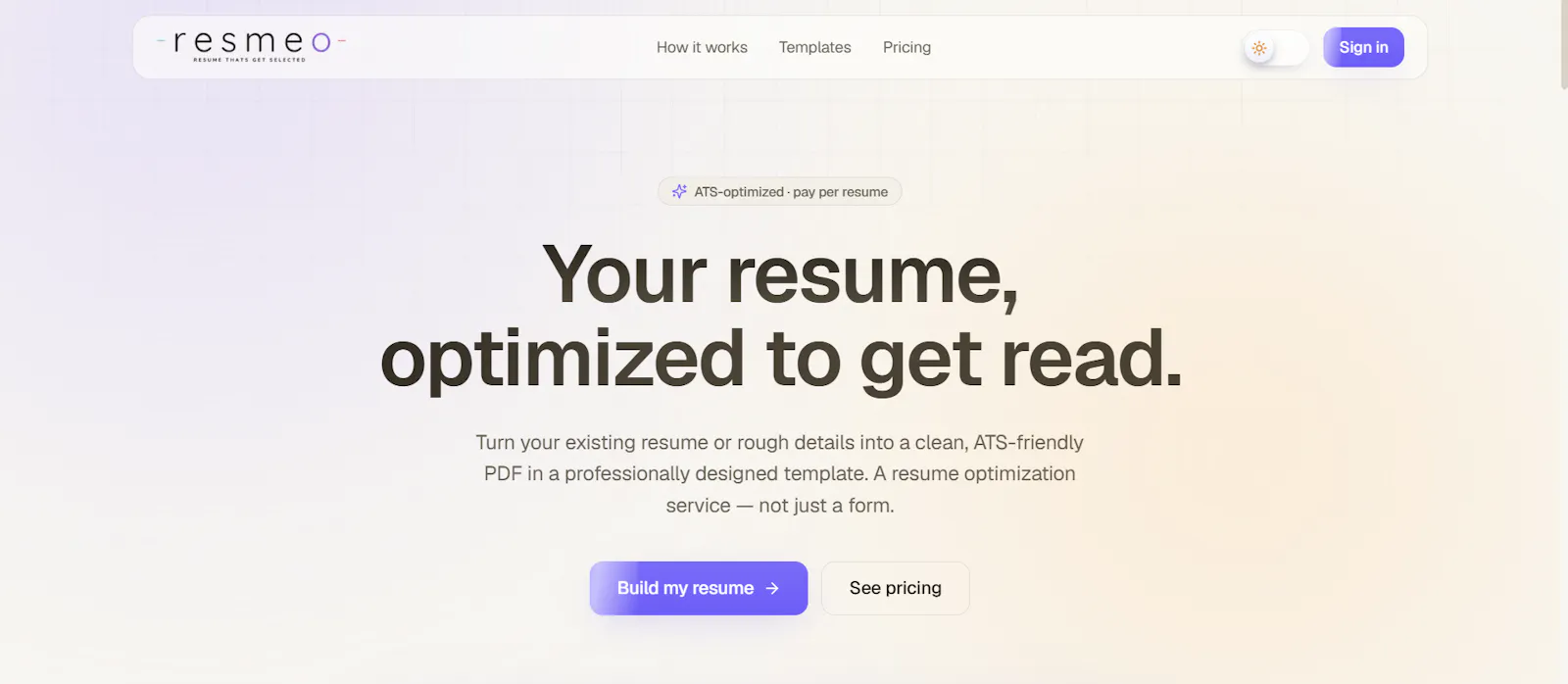 Resmeo screenshot 2