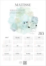 Free 2023 Matisse Calendar gallery image