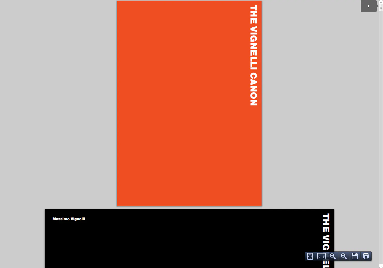 The Vignelli Canon