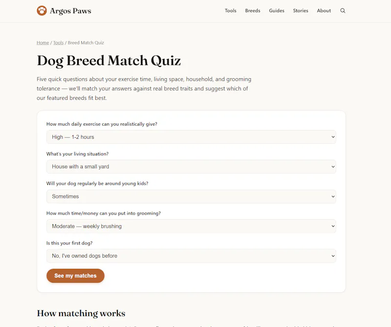 Argos Paws screenshot 3