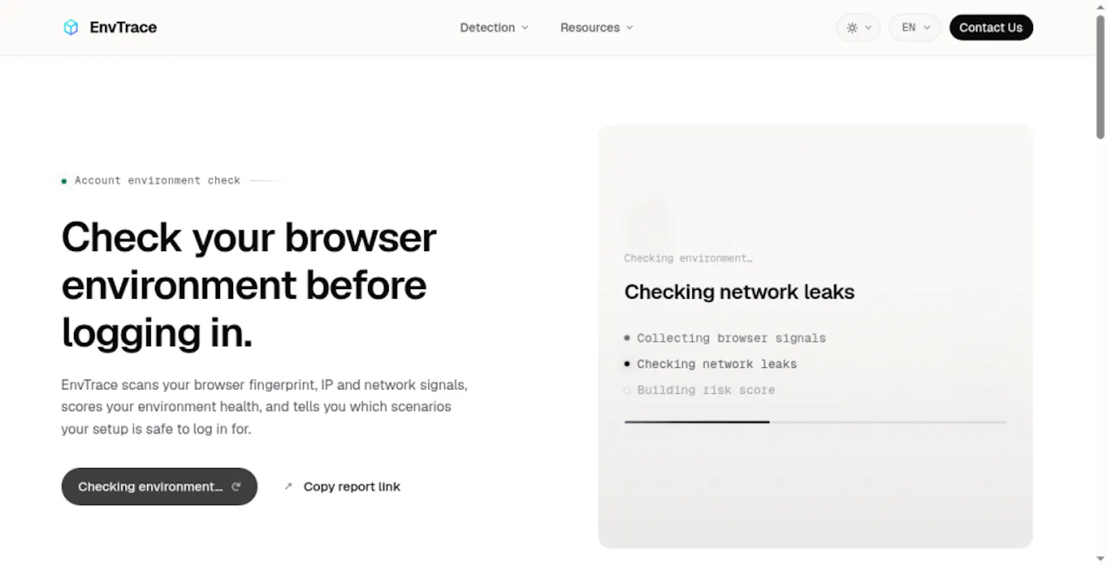 EnvTrace screenshot 3