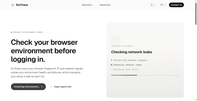 EnvTrace screenshot 3