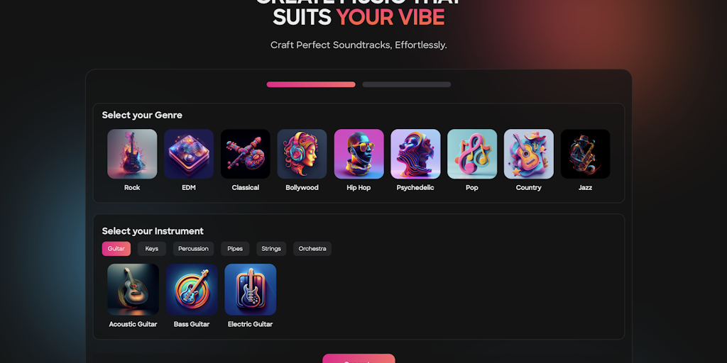 Riff - AI that helps you craft music instantly Riff - AI that helps you craft music instantly