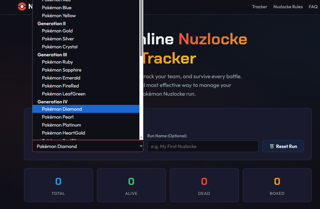Nuzlocke Tracker gallery image