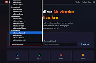Nuzlocke Tracker gallery image