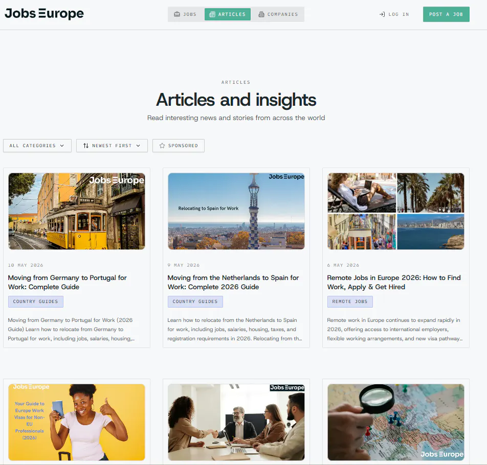 Jobs Europe gallery image