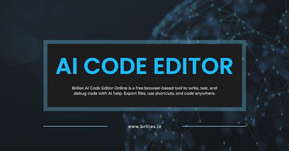 Free AI Code Editor Online gallery image