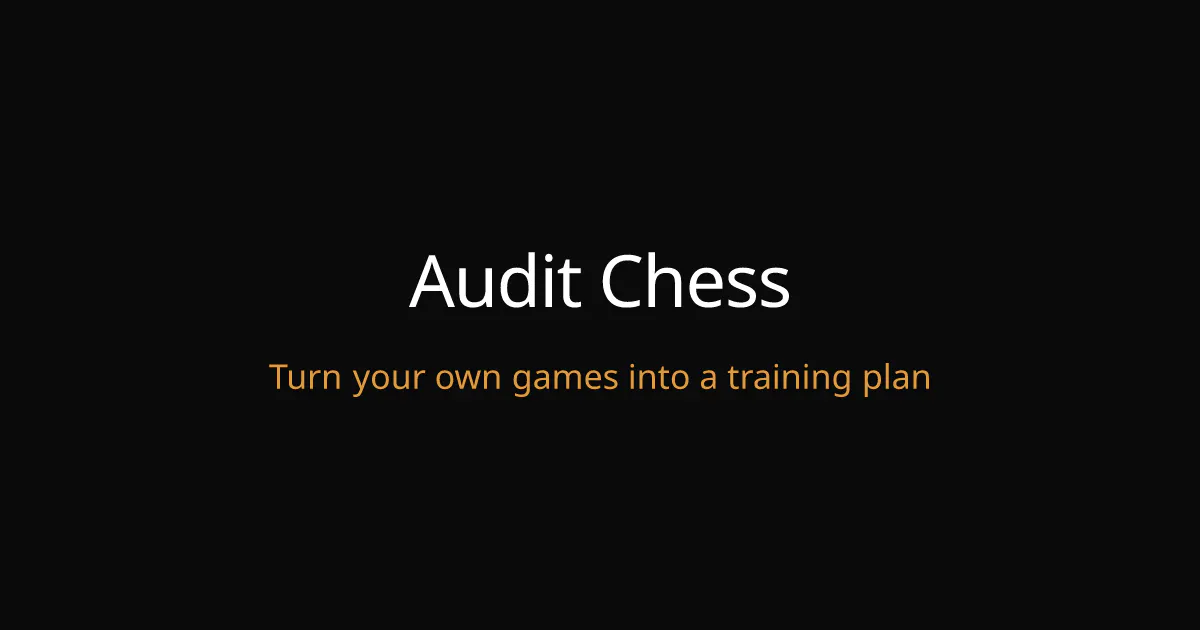 Audit Chess gallery image