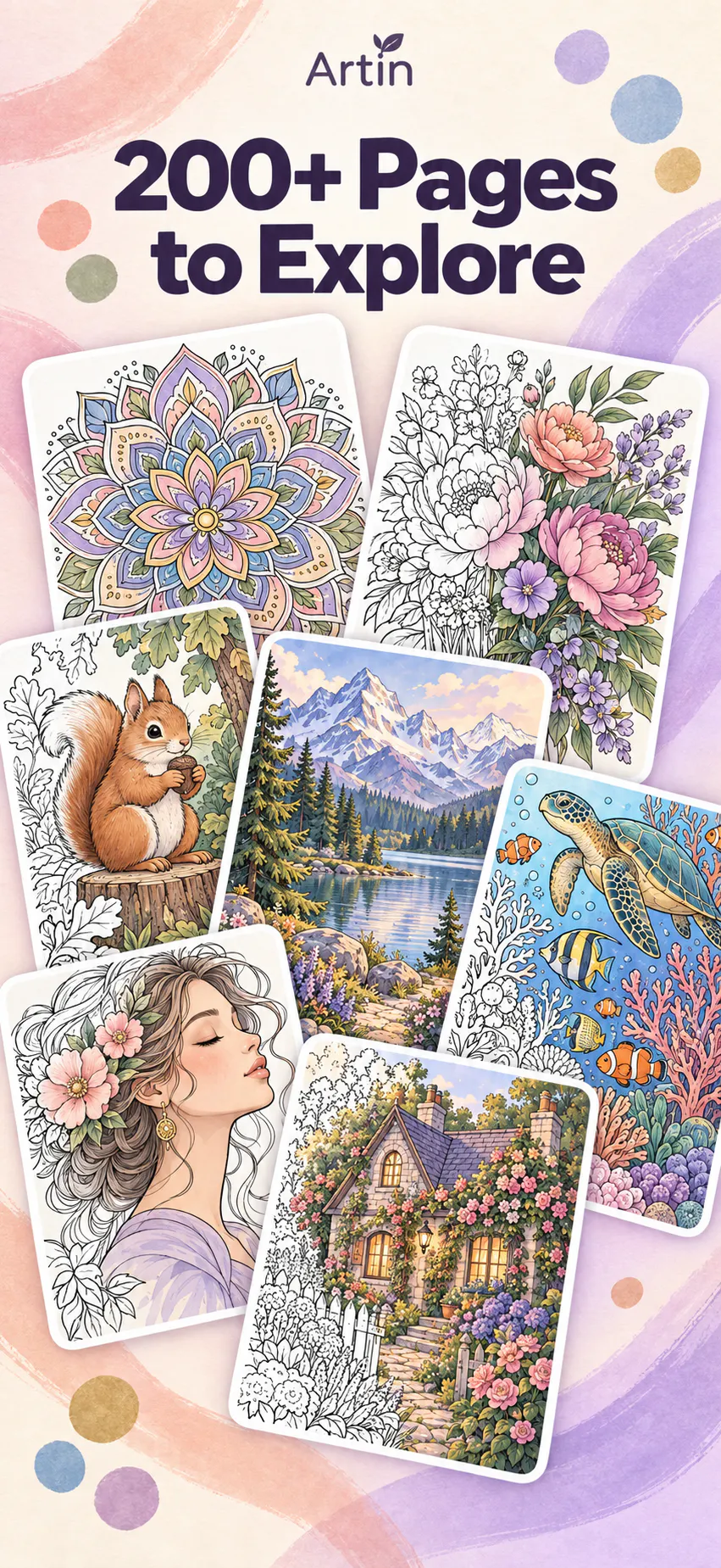 Artin: Relaxing Coloring Book gallery image