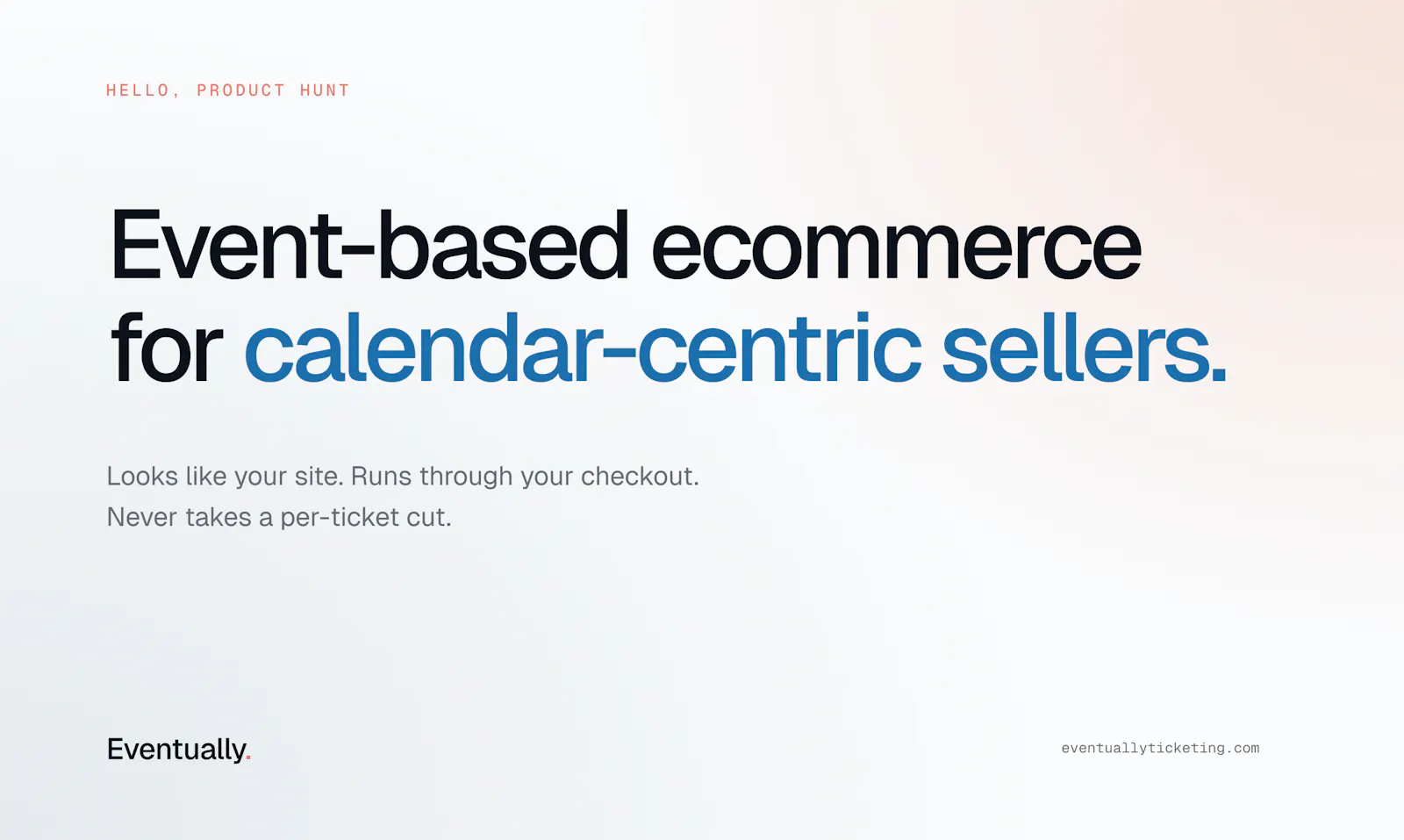 Eventually Ticketing screenshot 2