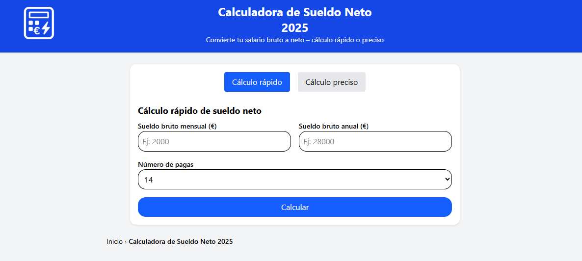 Média Brutus à filet instantanément - Calculateur de salaire net 2025 Espagne 1