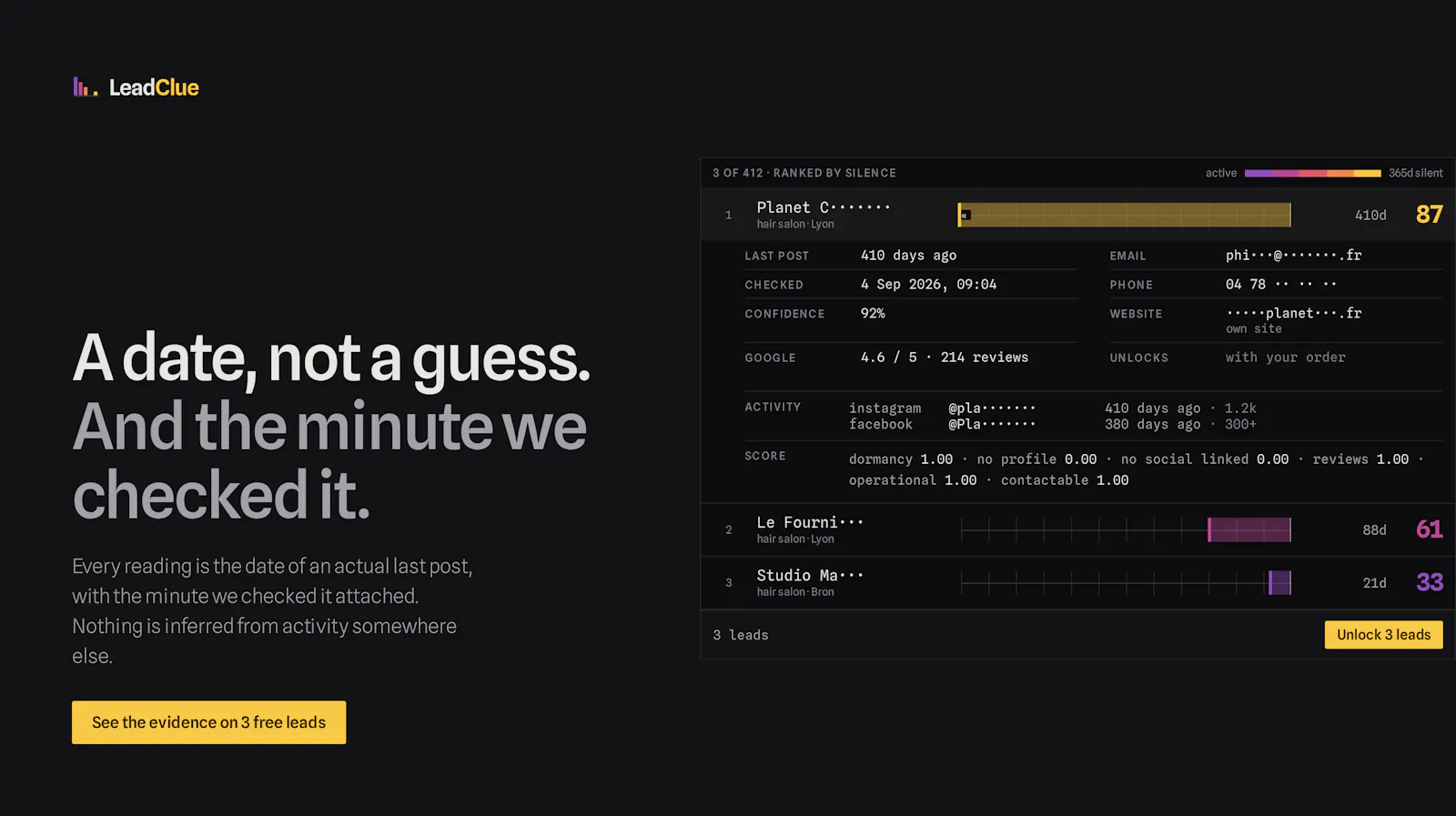 LeadClue screenshot 2
