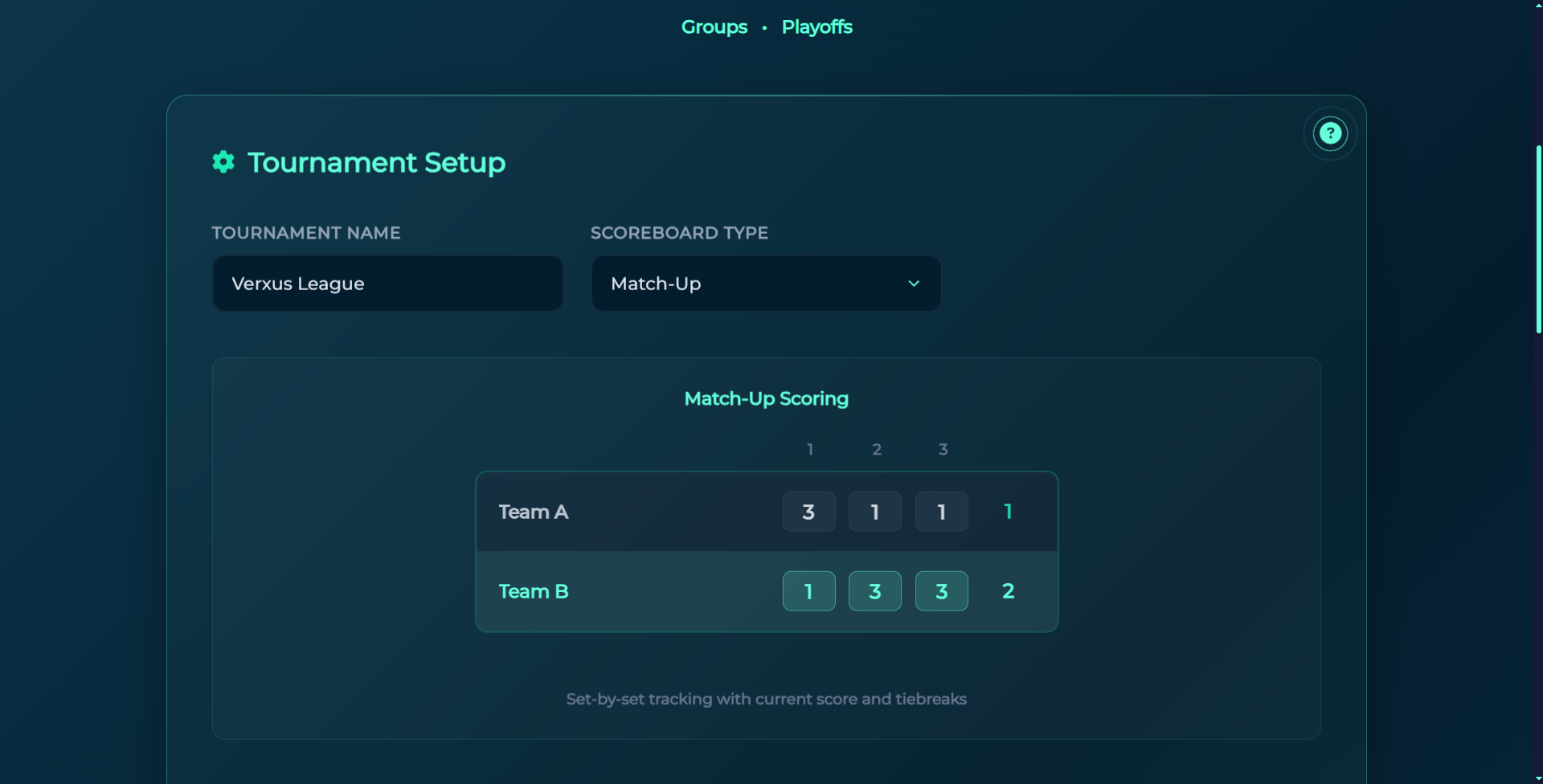 VERXUS - Screenshot 4 showing product features and functionality