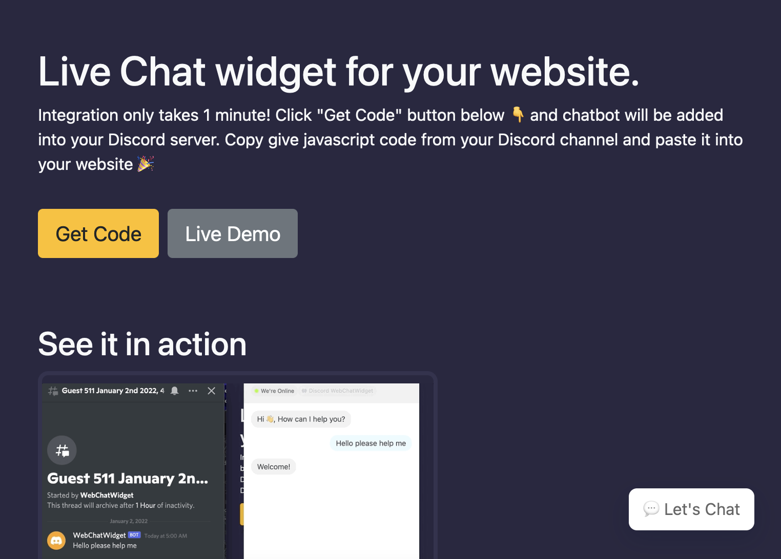 WebChatWidget gallery image