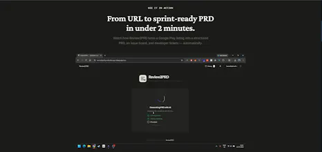 Review2PRD: From 1-Star Reviews to PRDs gallery image