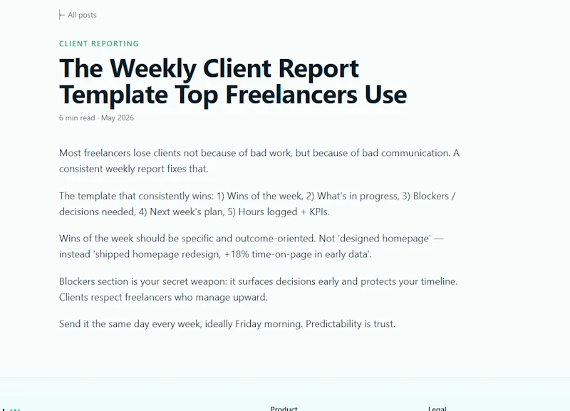 WeeklyWrap screenshot 4