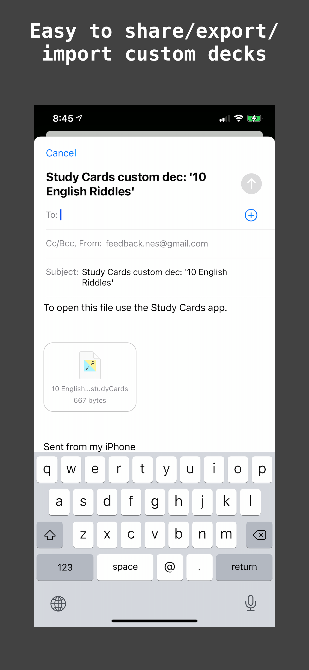 StudyCards -app: praten over flashcards - Chatgpt Powered Flashcards Maker, helpt dingen te onthouden media 3