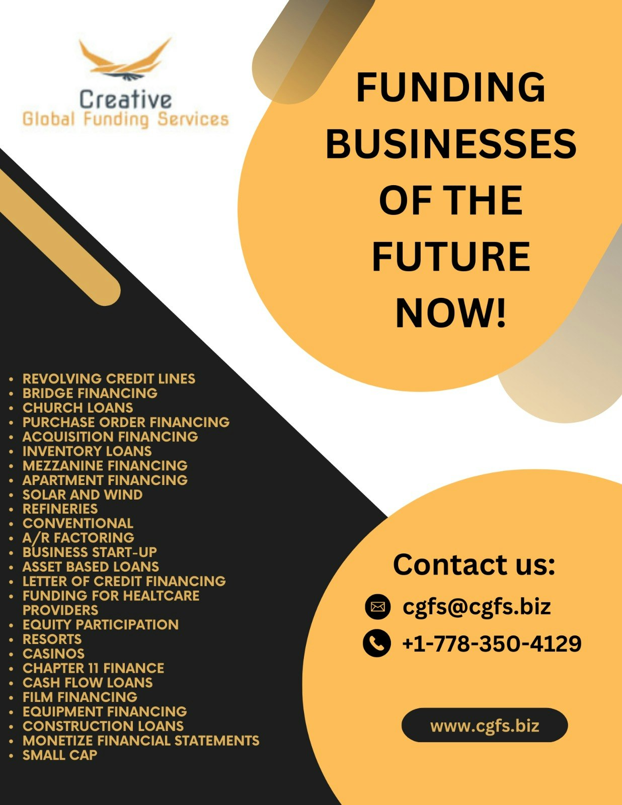 creative global funding