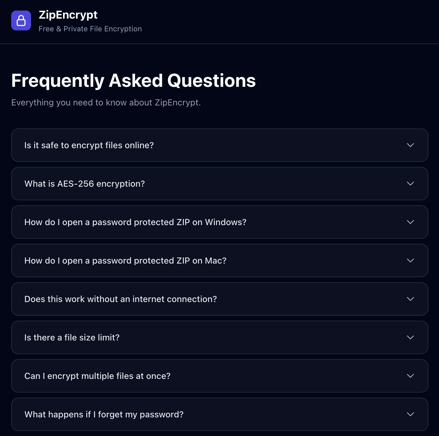 ZipEncrypt gallery image