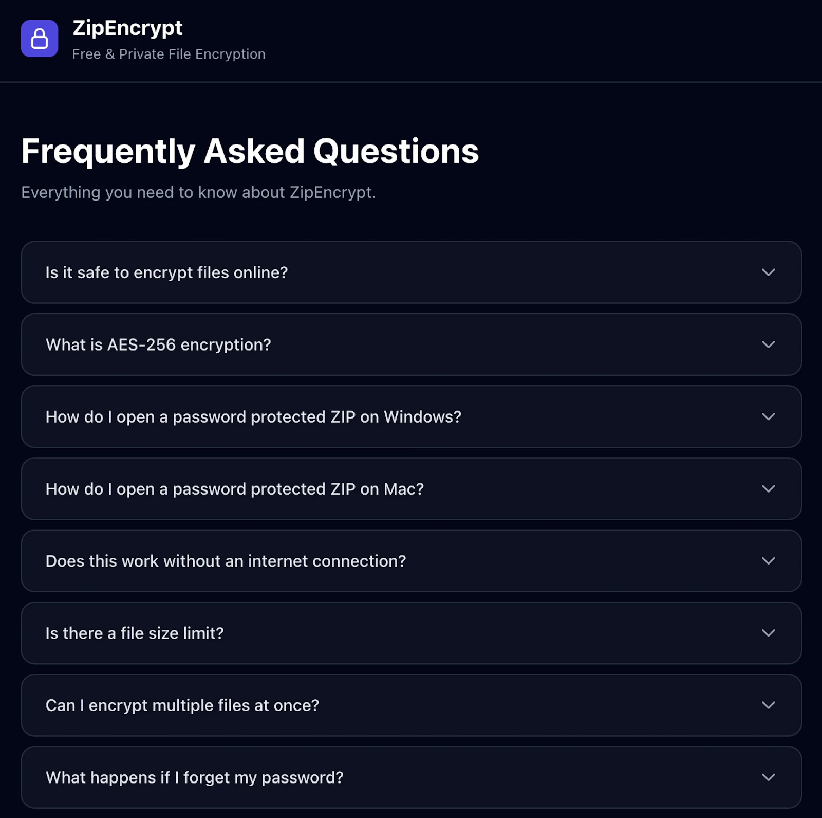 ZipEncrypt screenshot 3