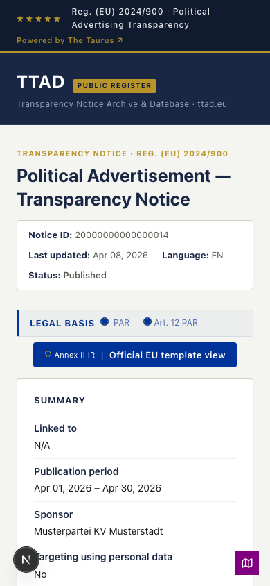 The Taurus gallery image