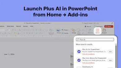 Plus AI for PowerPoint gallery image