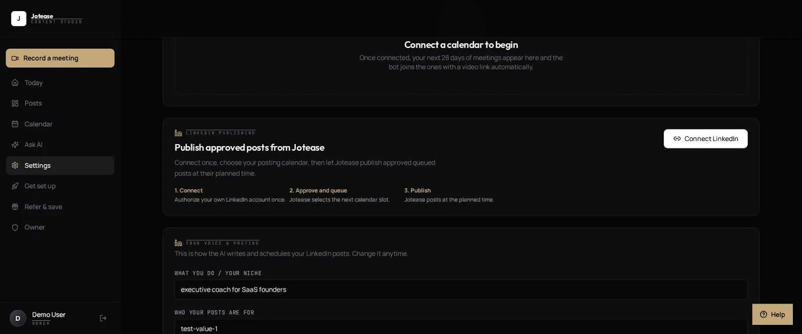 Jotease screenshot 3