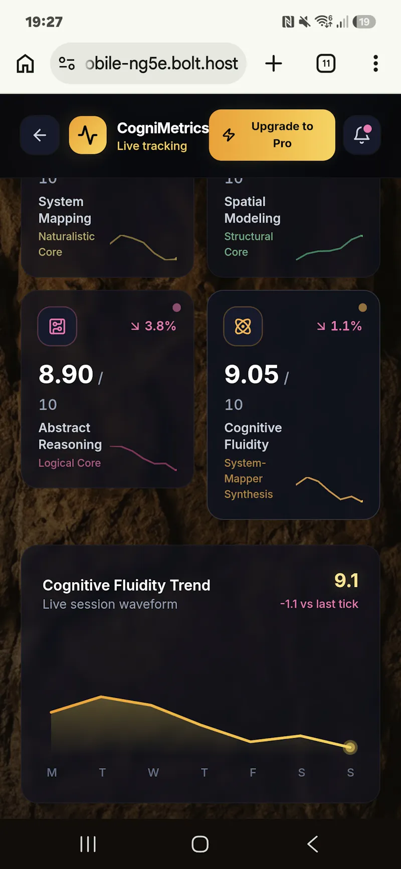 CogniMetrics screenshot 4