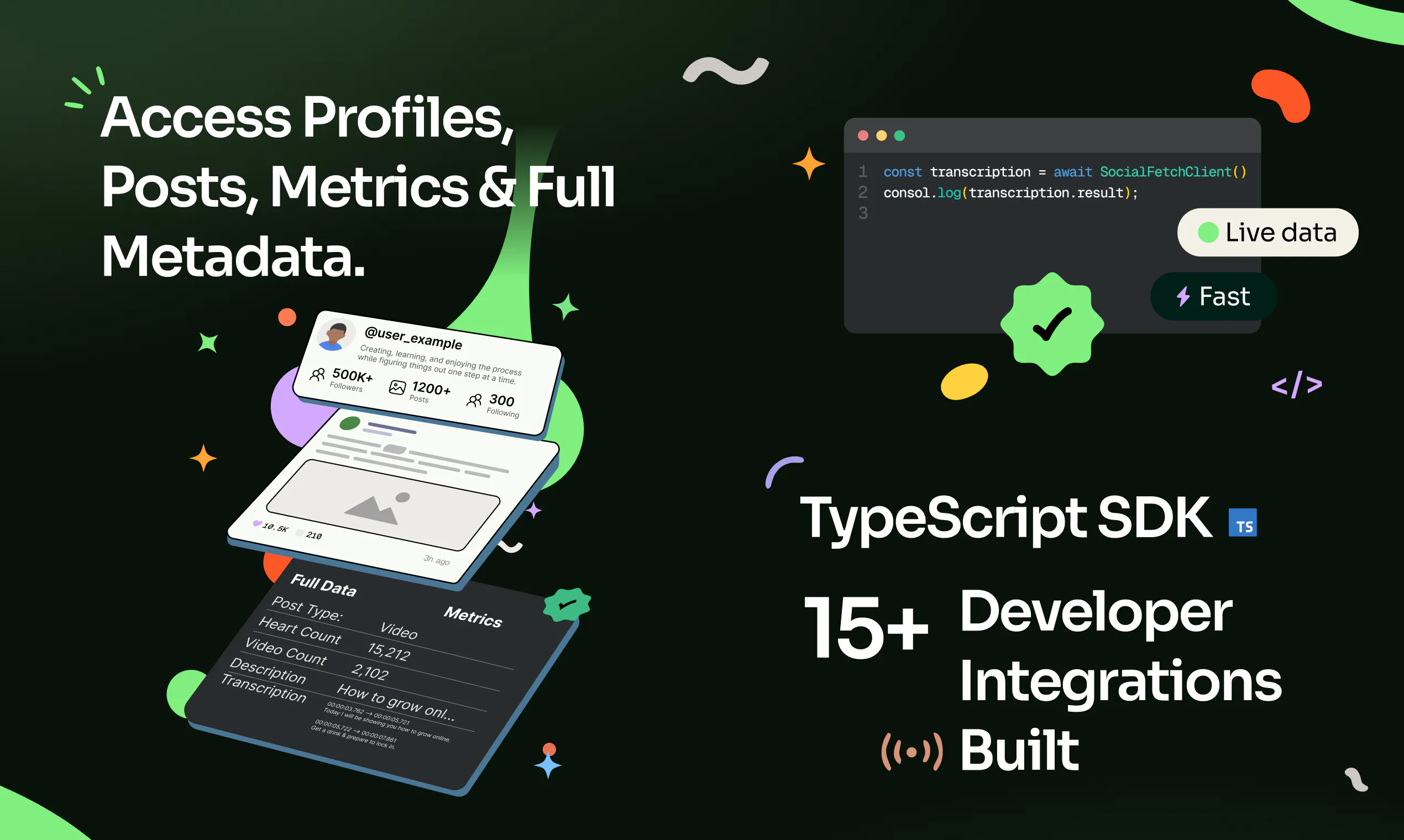 Social Fetch - Social Media API gallery image