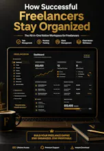 Freelancer OS: Notion Dashboard gallery image