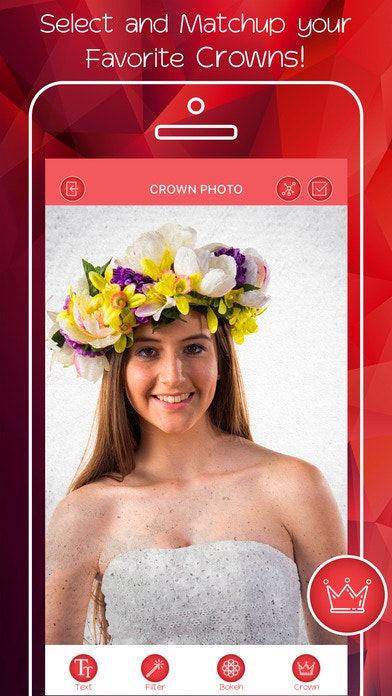 Flower Crown Image Editor | iOS gallery image