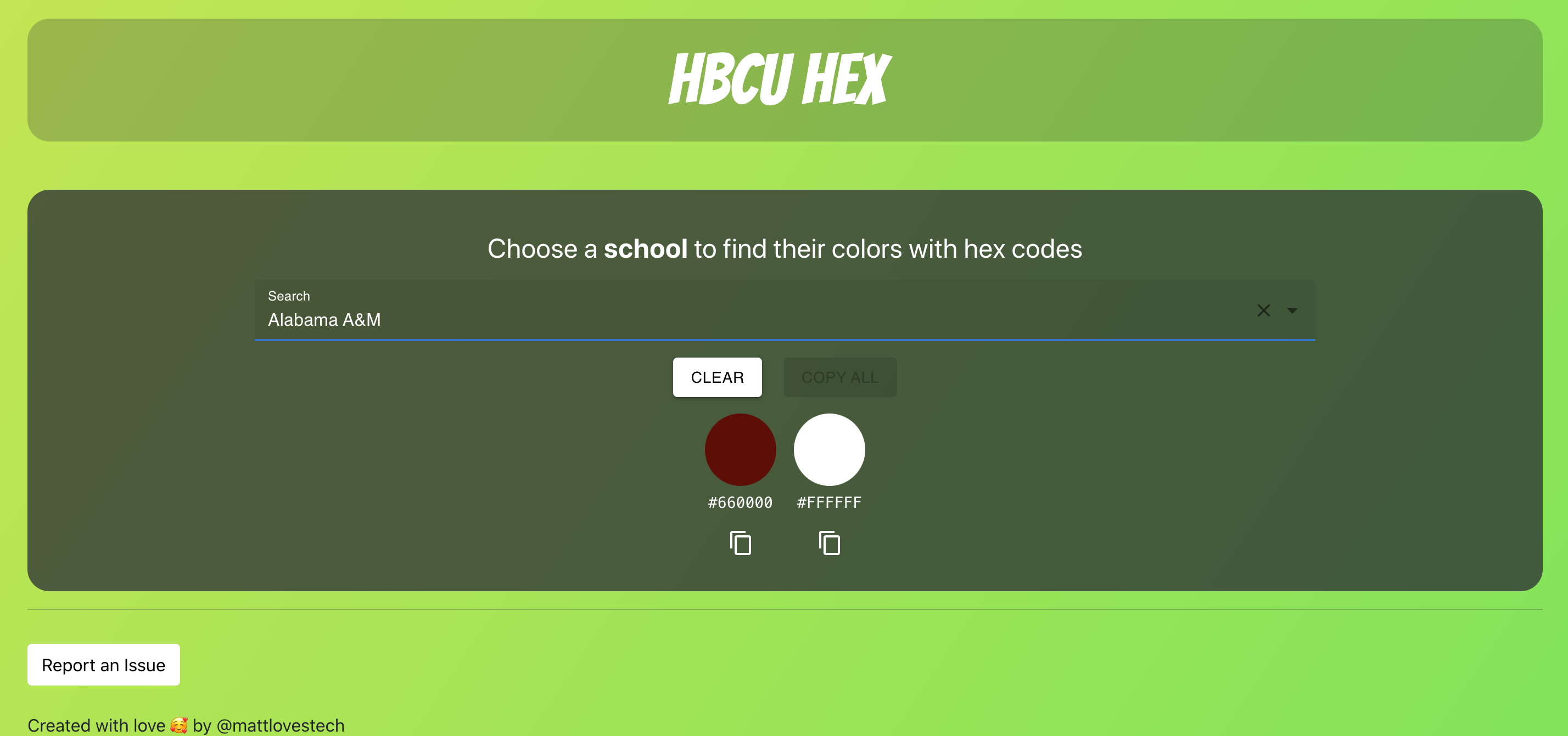 HBCU HEX gallery image