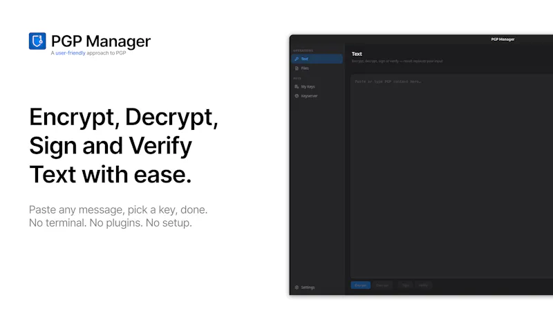PGP Manager screenshot 2