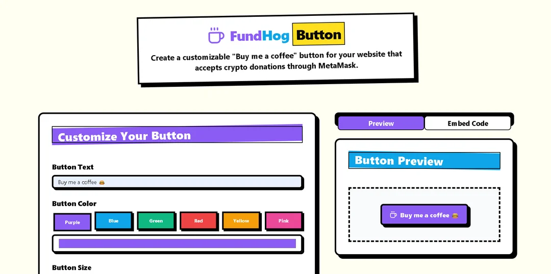 FundHog - Accept donations in crypto media 2