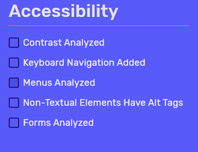 Web Launch Checklist gallery image