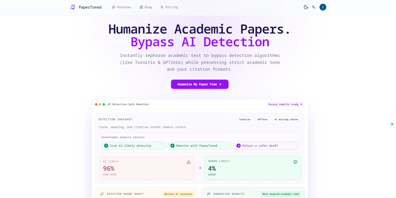 Papertuned screenshot 1