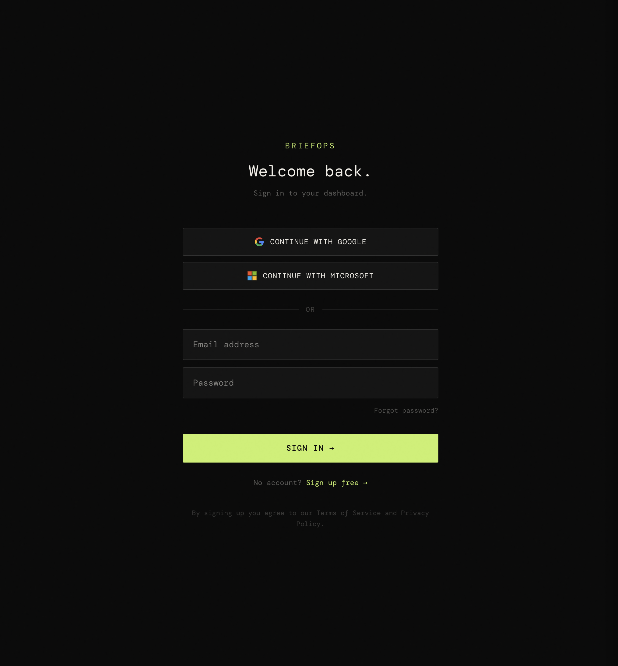 BriefOps — Client Briefs in 60 Seconds gallery image