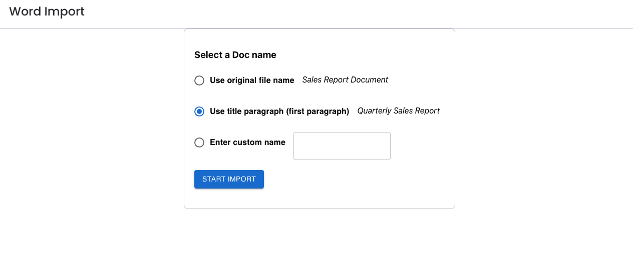 Importazione di parole per lunedì.com - Importa i documenti MS Word su Documenti di lunedì.com media 4