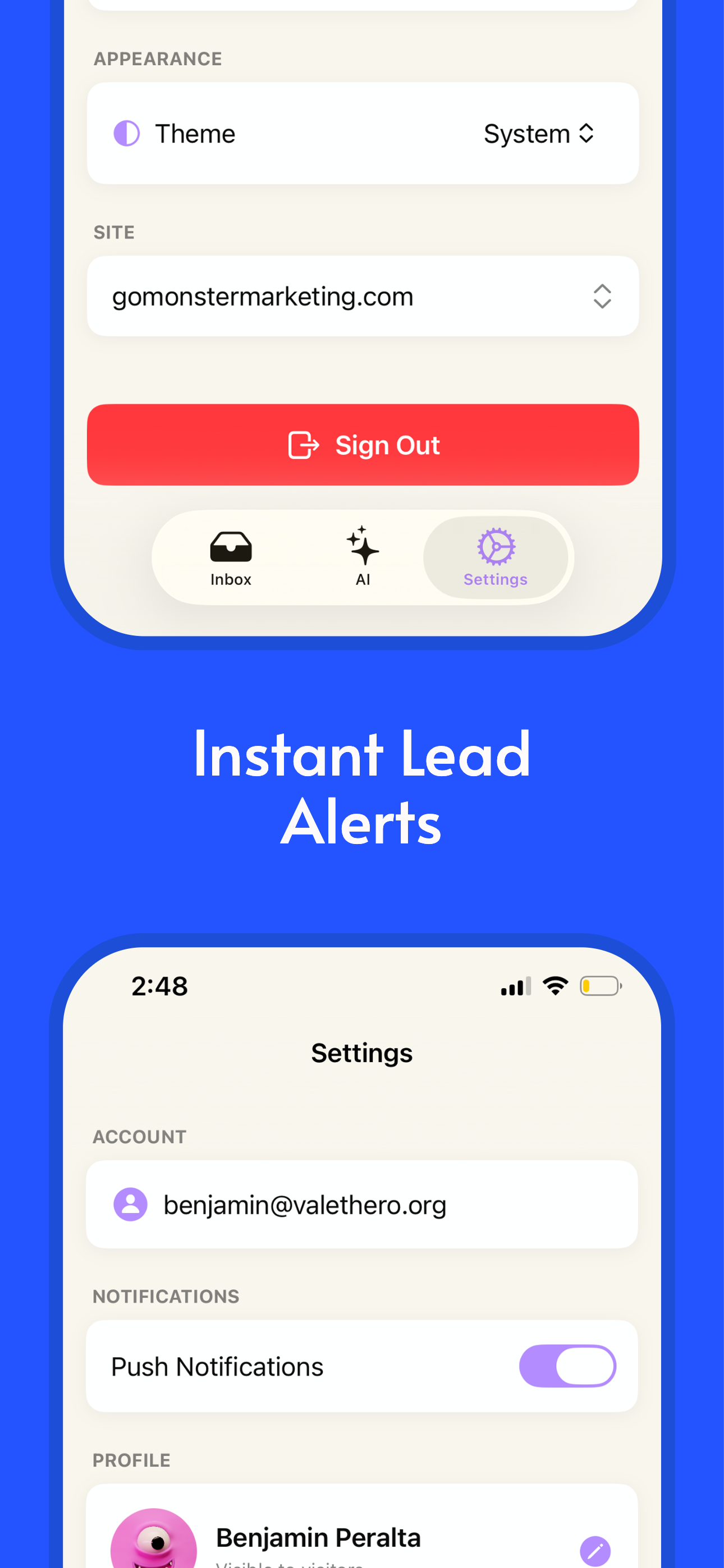 Monster Chat Box - Screenshot 4 showing product features and functionality