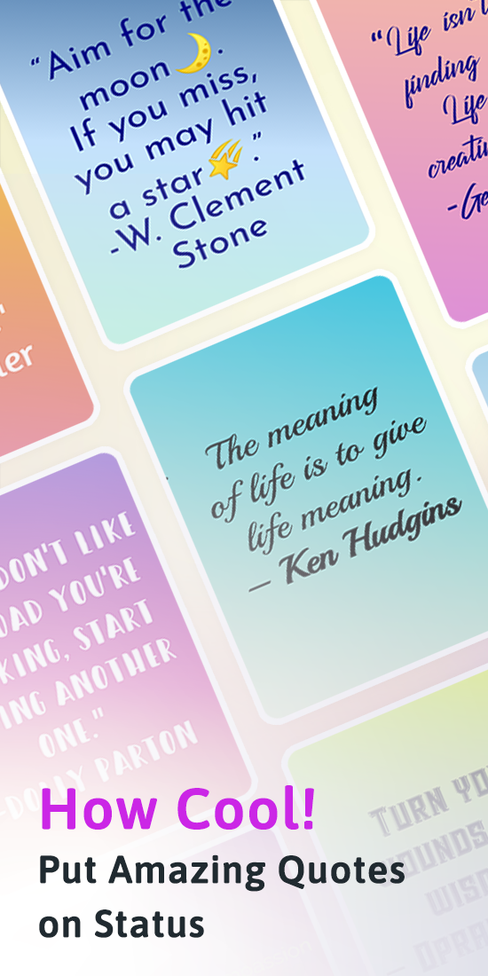 Rangin: Gradient Status Quotes Maker  gallery image