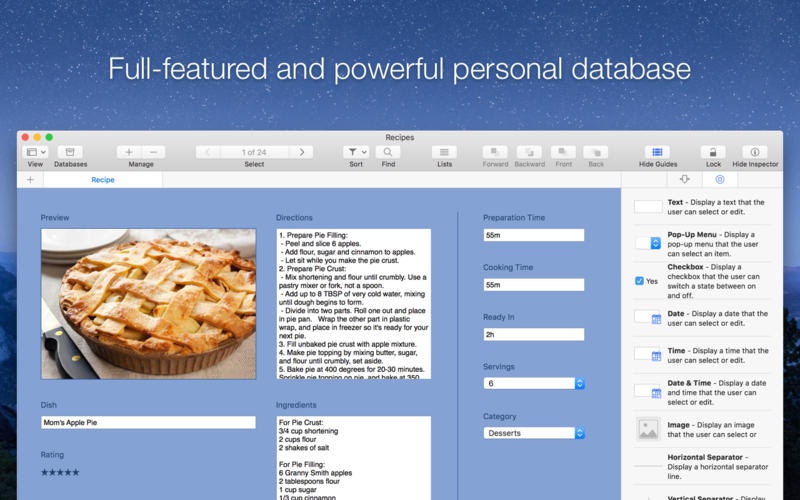 personal database software for mac