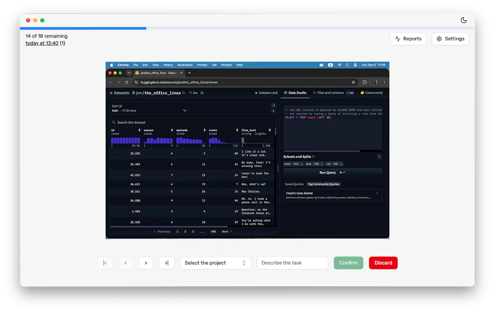 Kronolog screenshot 2