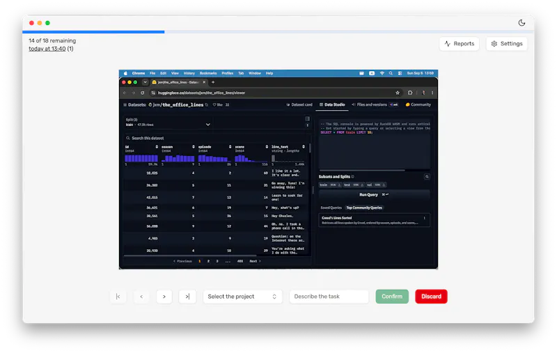 Kronolog screenshot 2