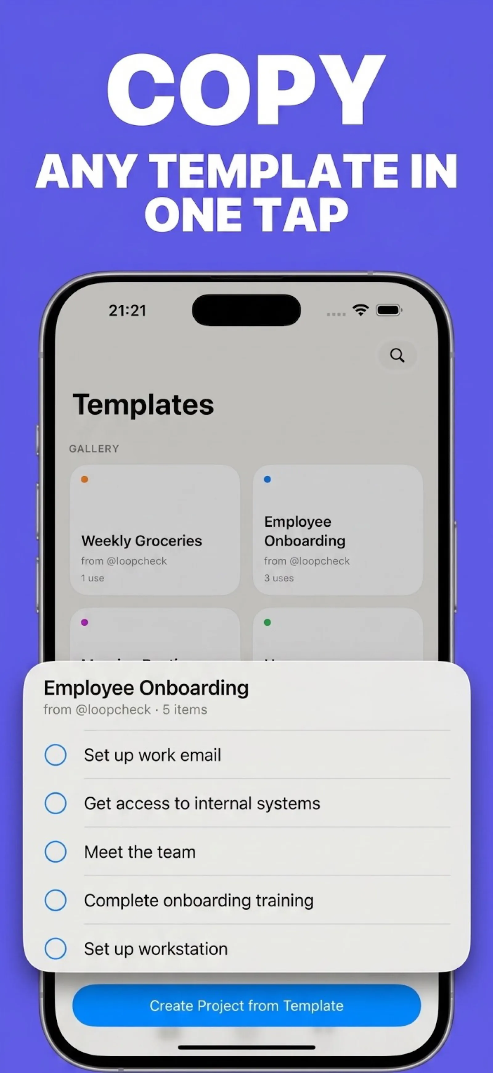 Loopcheck: Daily Checklist  screenshot 2