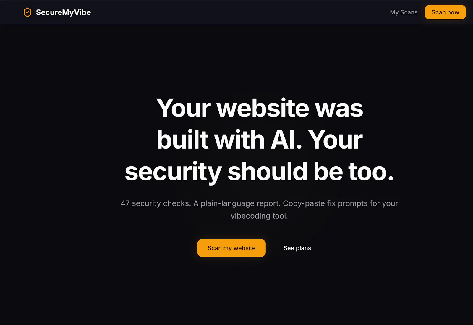 SecureMyVibe screenshot 1