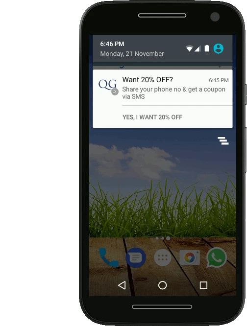 Subscription Push by QGraph